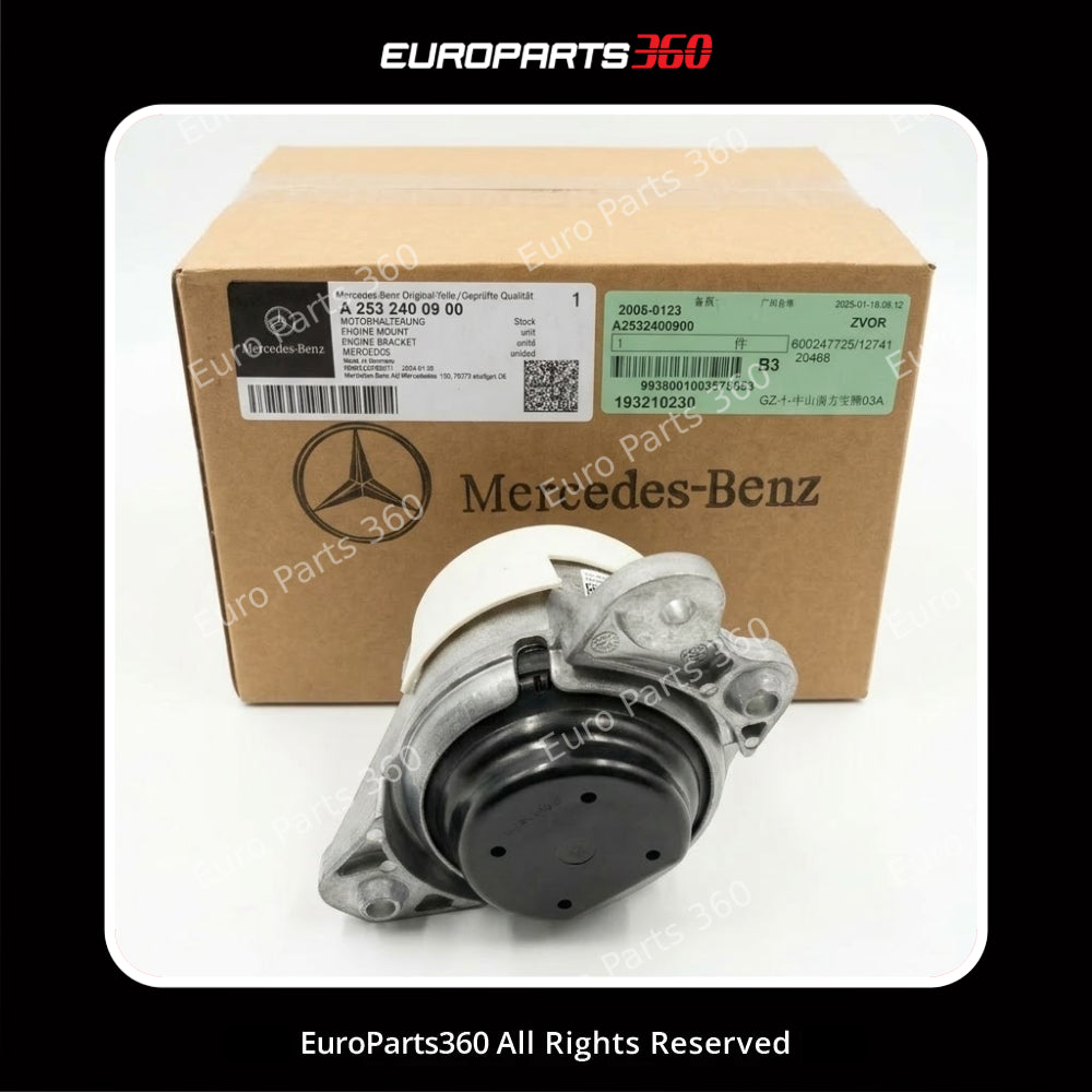 Mercedes GLC 300, E 300, E 350 Right Engine Mount A2532400900 2015-2019 Europarts360
