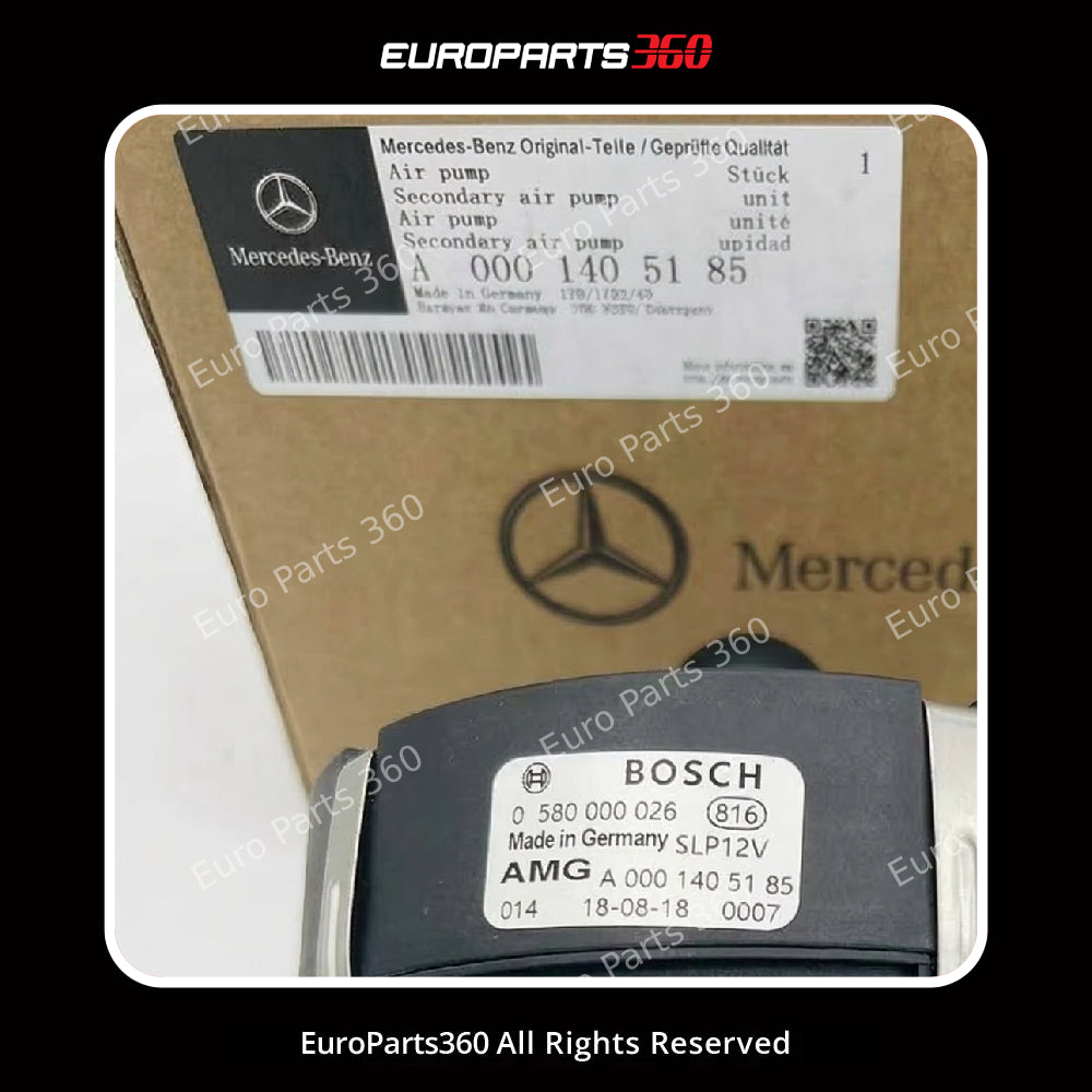Mercedes W212 W221 W164 M272 M273 Secondary Air Injection Pump A0001405185 (04-15) Europarts360