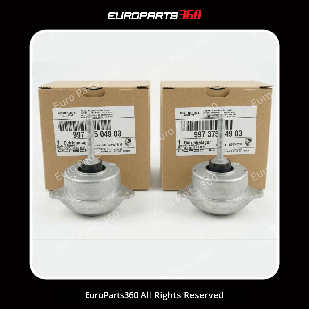 Porsche 997 911 Both Engine Mount Set  (Left & Right) 99737504903 (2005-2012) Europarts360
