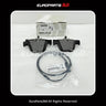 BMW 5 6 7 X5 X6 Rear Brake Pad Set - 34216783555, 34356789505