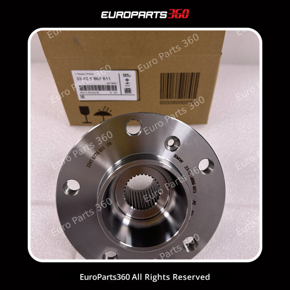 BMW X5 X6 Rear Wheel Hub Drive Flange 33406867811  (2007-2019) Europarts360