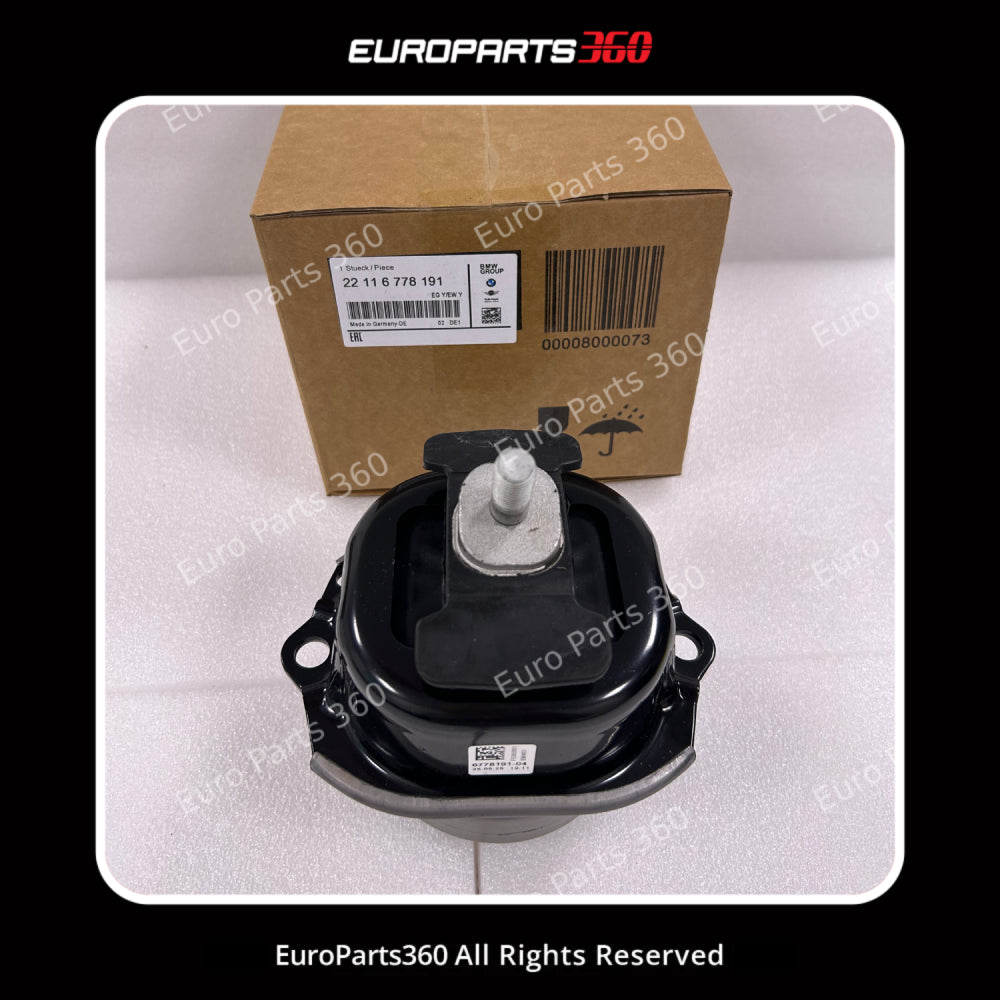 BMW X5 X6 Engine Mount Set Left Right  22116778191, 22116778192 2006-2019 Europarts360