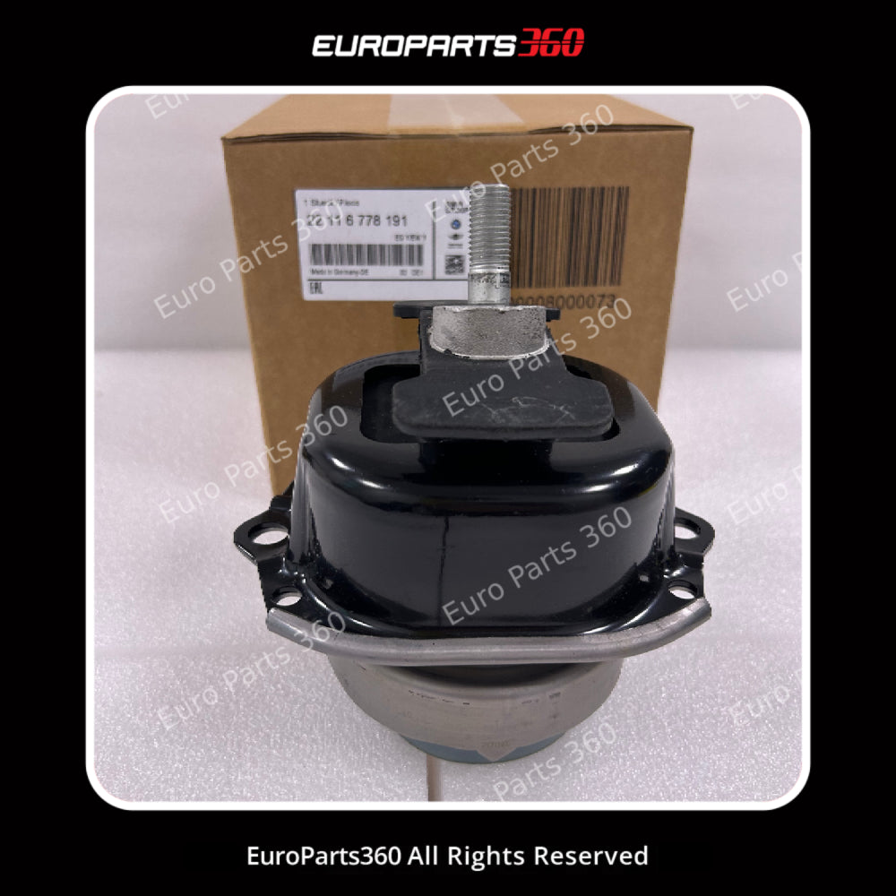 BMW X5 X6 Engine Mount Set Left Right  22116778191, 22116778192 2006-2019 Europarts360