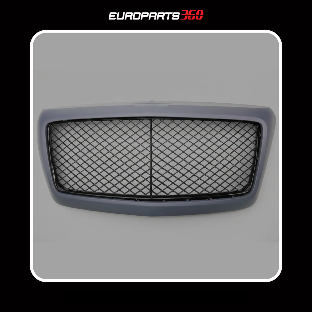 Bentley Bentayga Front Center Grille Complete Assembly Set Surround & Black Trim -4-pcs Kit (aftermarket)