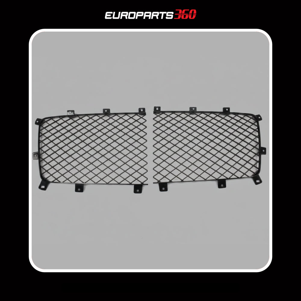 Bentley Bentayga Front Center Grille Complete Assembly Set Surround & Black Trim -4-pcs Kit (aftermarket)