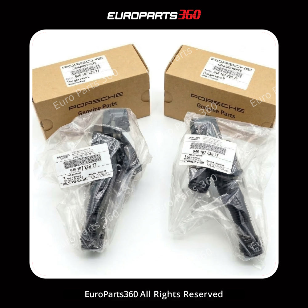 Porsche Cayenne Maccan Panamera Left & Right PCV Crankcase Vent Valve kit 94610723077, 94610722977