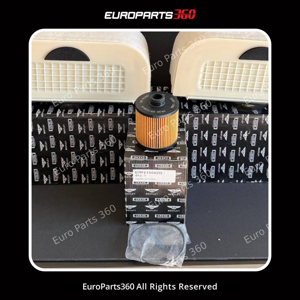 Bentley Bentayga Oil & Air Filter Service Set 36A133843 07P115562B (2017-2026)