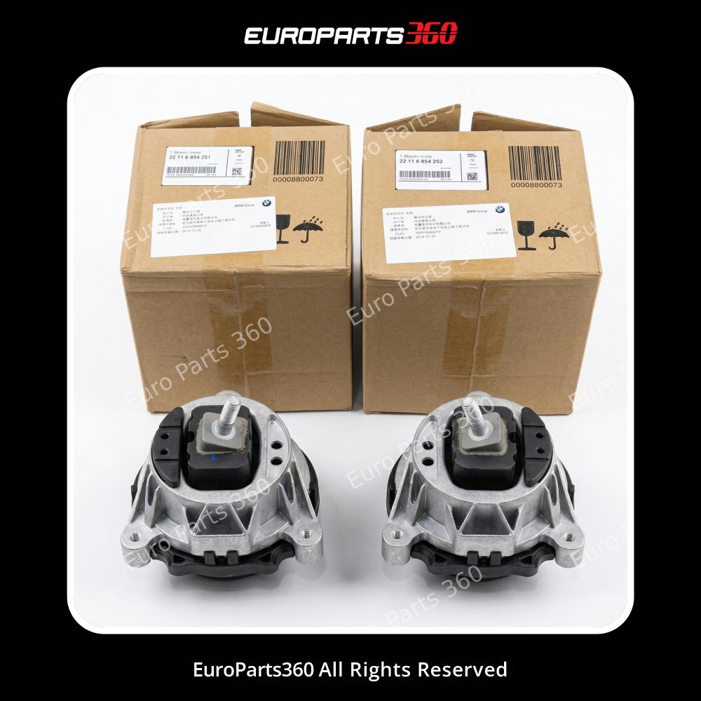 BMW 1 2 3 4 F Series Engine Mount Set Left & Right 22116854251, 22116854252