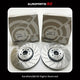BMW X3 X4 X5 X6 Front Brake Rotors Set of Two 34118054825 34118054826
