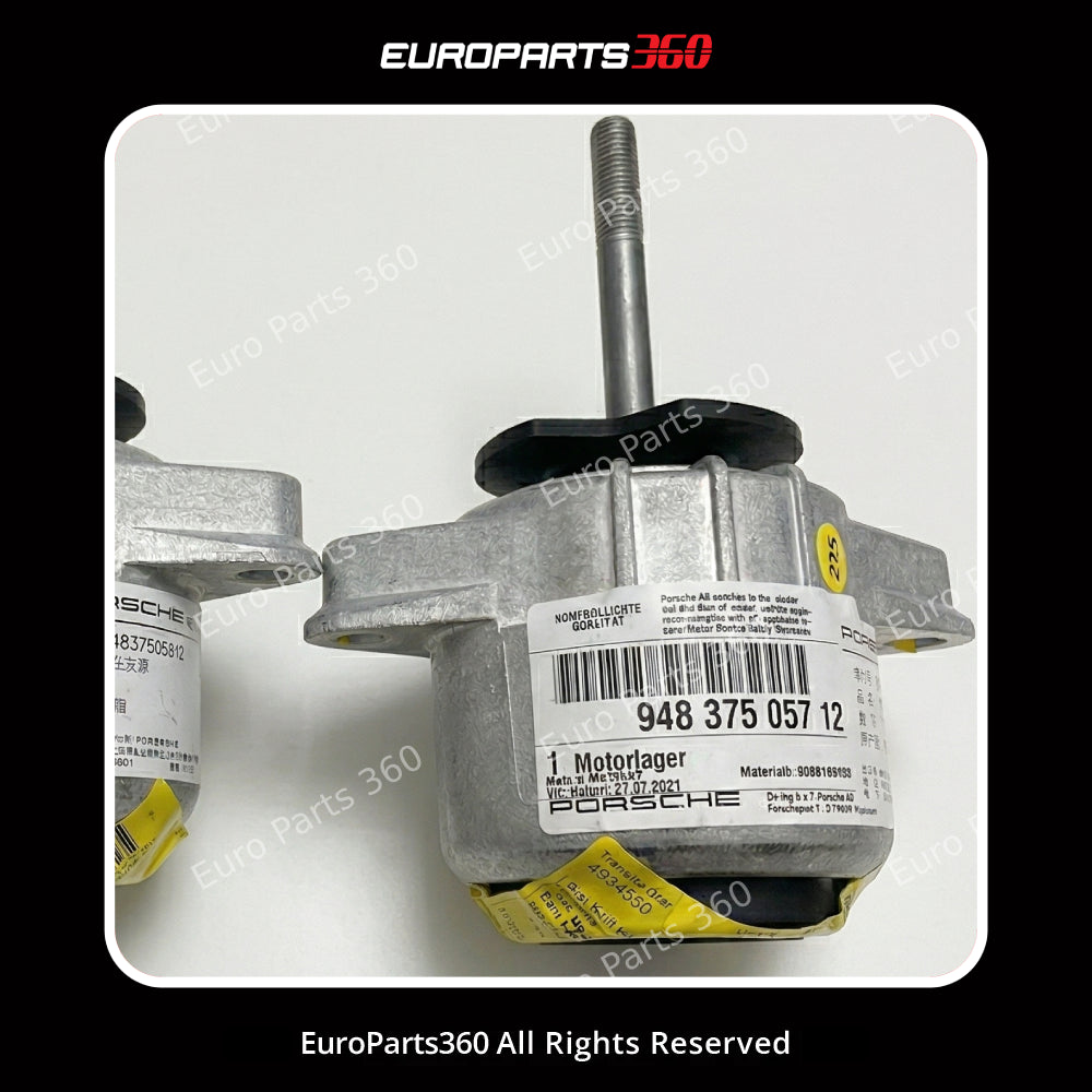 Porsche Panamera V8 Engine Mount Set 94837505712, 94837505812  2013-16 Europarts360