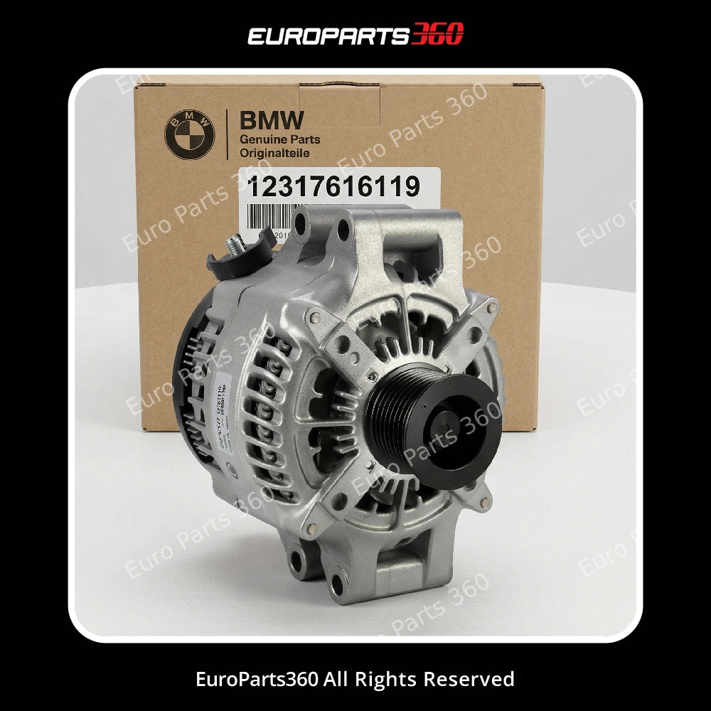BMW 1-7 Series X3-X6 Genine Alternator 12317616119  (N55 Engine) 2010-2019 Europarts360