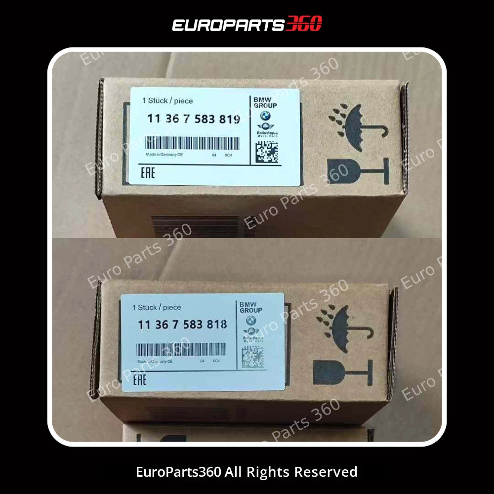 BMW 2-5 X1-X5 Z4 Kit de réglage d'arbre à cames Admission et Échappement 11367583818 11367583819