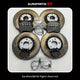 Bentley Bentayga Complete Brake Kit Pads & Rotors  4M0615301AF, 4M0615601K, 4M0698151AK, 4M0698451C