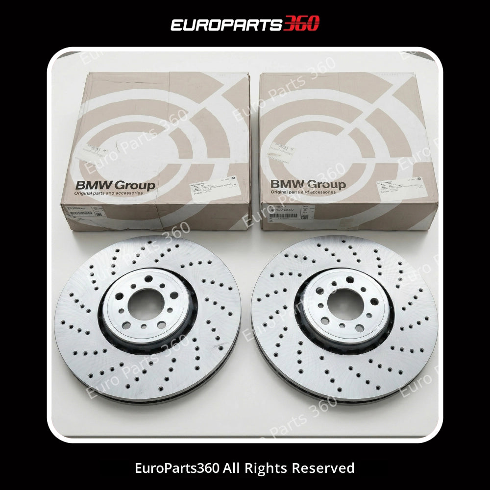 BMW X5M & X6M Front Brake Rotor Set  F85/F86 (34112284901 / 34112284902) 14-19 Europarts360