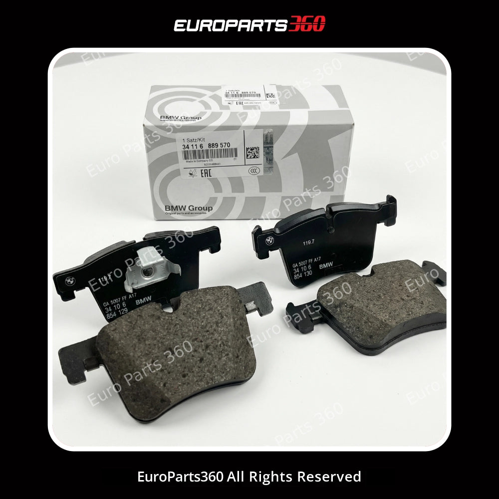 BMW 2-8 Series X3-X7 iX Z4 Front Brake Pad Set with Sensor 34116889570 Europarts360