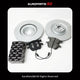 Bentley Continental Front Brake Pads & Rotors Set 3W0615301A 3W0615302A 3W0698151P