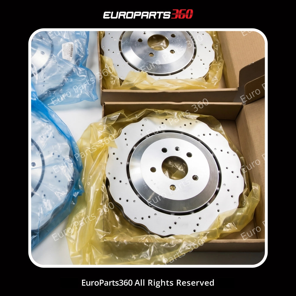 Audi A6 A7 Front & Rear Brake Disc Set 4G0615301AH 4G8615601E 2013–2018 