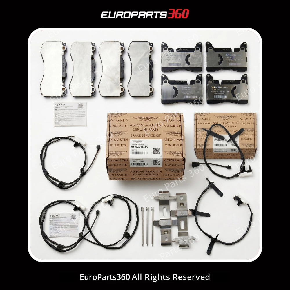 Aston Martin Db11 Front/Rear Brake Pads Set HY532C562BC, HY532D007BC (2016-2026)