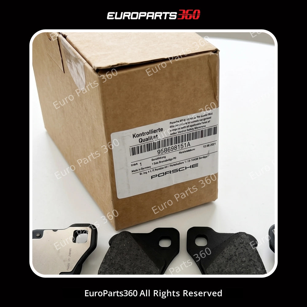 Porsche Cayenne Macan Panamera Front Brake Pads w/ Sensors 95B698151A Europarts360