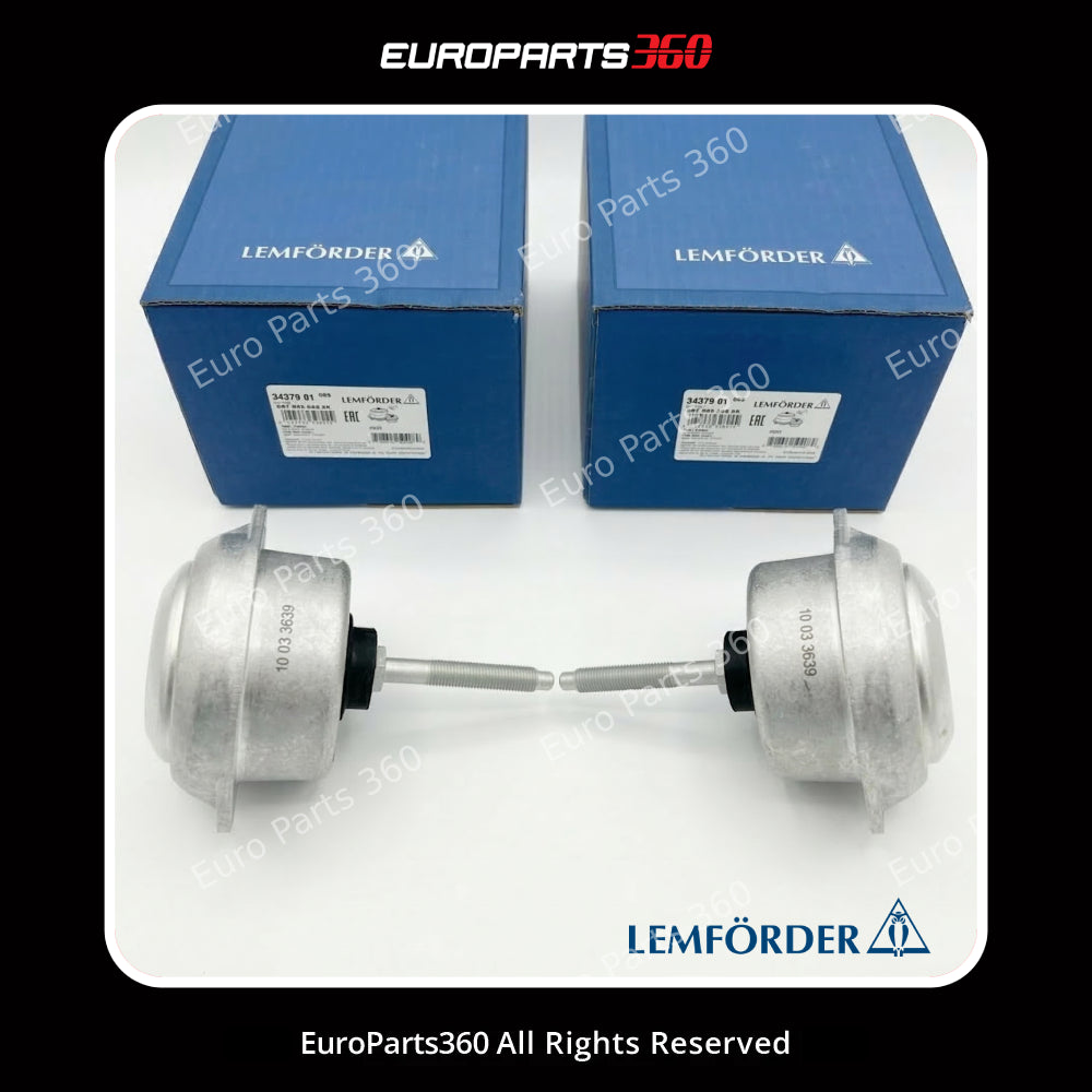2pc Lemforder Porsche 911 997 Rear Both Engine Mount Set 99737504908 (05-12) (Aftermarket) Europarts360