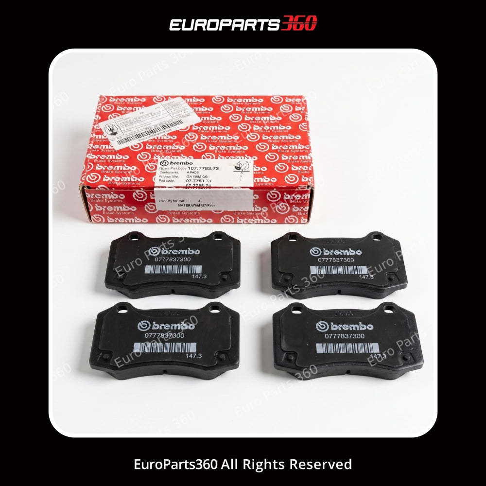 Maserati Ghibli, Quattroporte Rear Brake Pad Set (980156007) 2013-2026 Europarts360