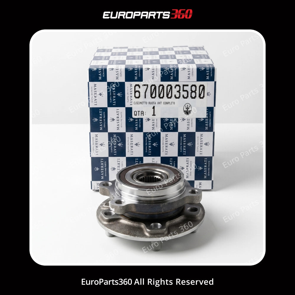 Maserati Ghibli, Quattroporte Q4 AWD Front Wheel Hub Bearing (670003580) 13-26