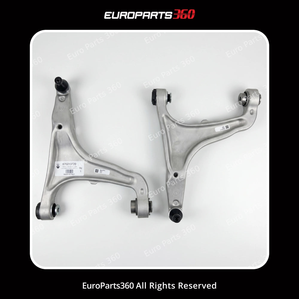 Maserati Levante Front Lower Control Arm Set 670213729 670213730 17-26 Europarts360