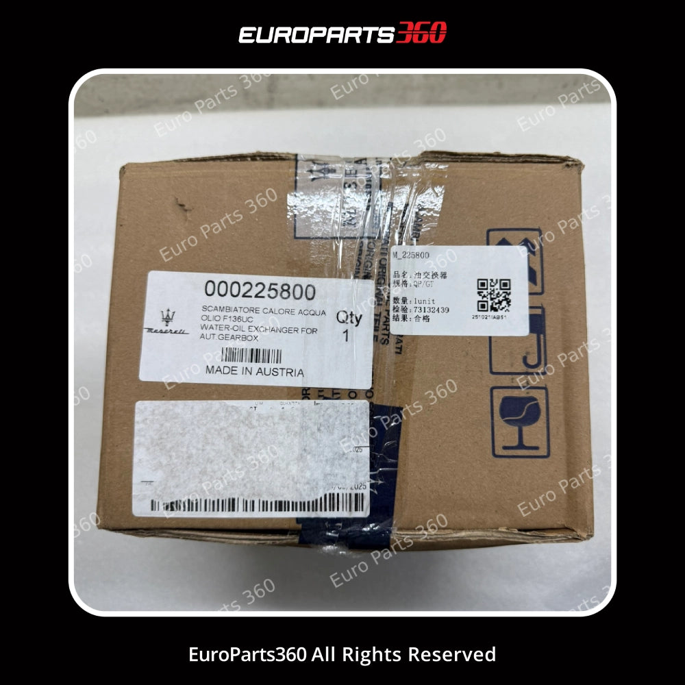 Maserati Oil Heat Exchanger GranTurismo, Quattroporte, Ghibli (225800) Europarts360
