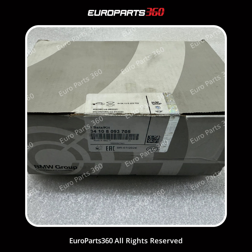 BMW M2 M3 M4 M5 M8 X5M X6M Front Brake Pad Set 34108093705 34109502514 Europarts360