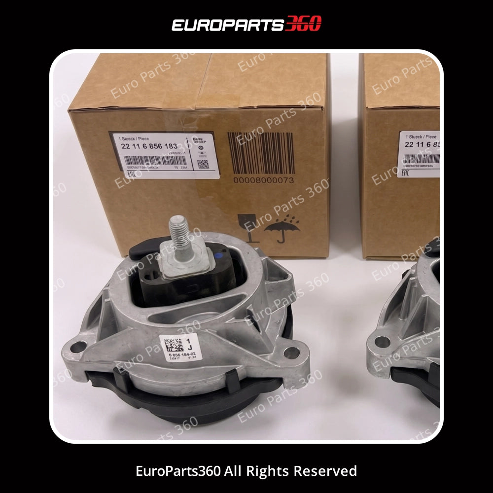 BMW 1 3 4 Series X3 X4 Engine Mount Set 22116856183, 22116856184 11-18 Europarts360