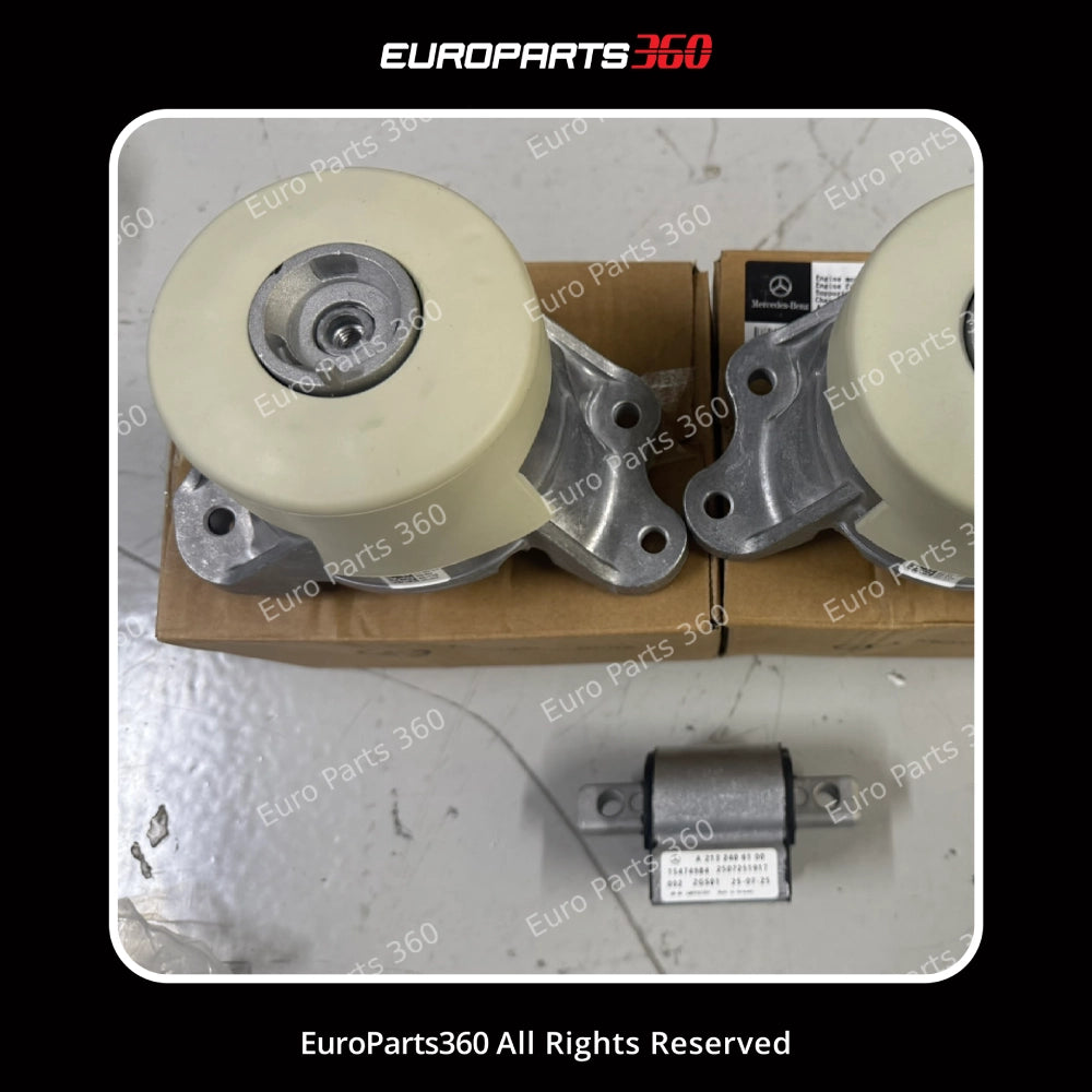 Mercedes C-Class, E-Class Engine & Transmission Mount Set A2052400800 A2132406100