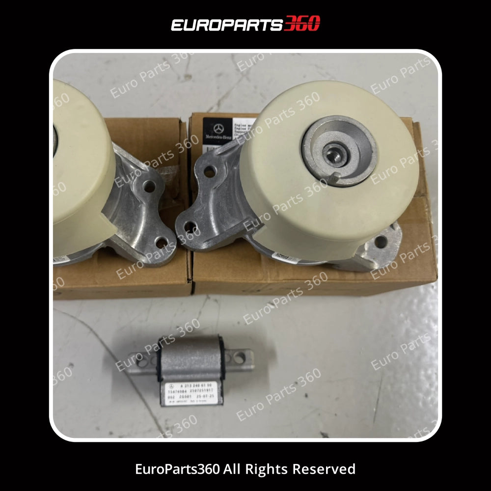 Mercedes C-Class, E-Class Engine & Transmission Mount Set A2052400800 A2132406100