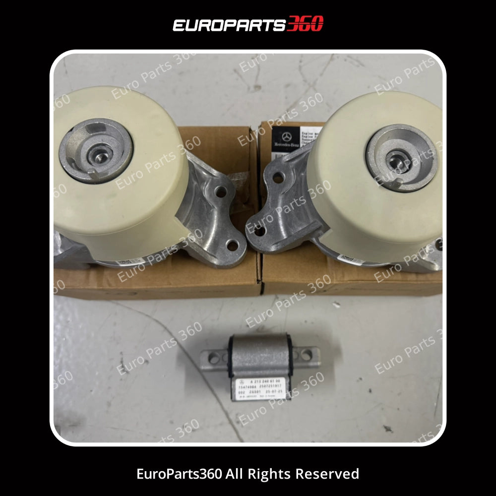Mercedes C-Class, E-Class Engine & Transmission Mount Set A2052400800 A2132406100