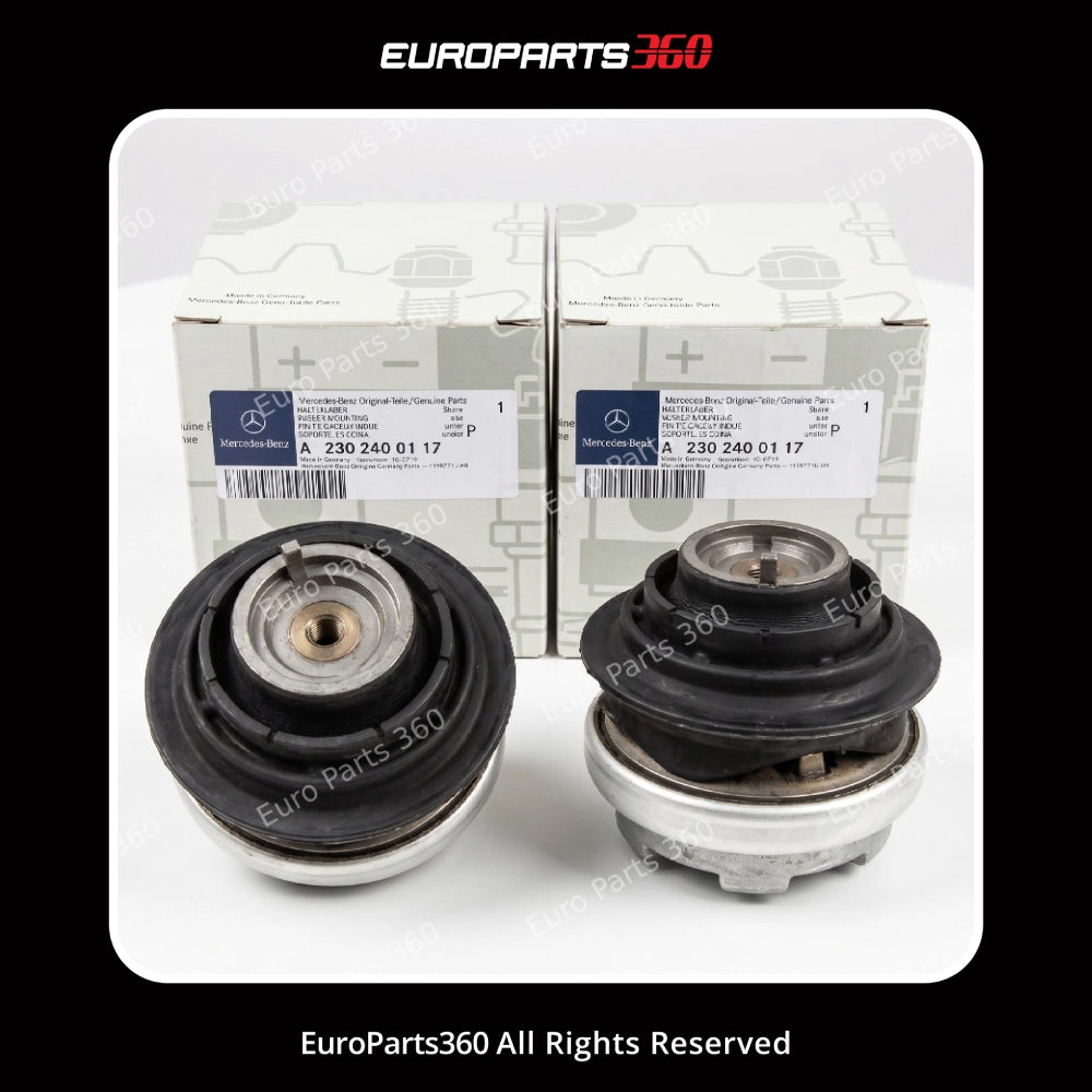 Mercedes-Benz C E SL CLK Engine Mount Set (Left & Right) A2302400117 Europarts360