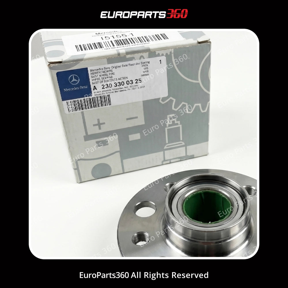 Mercedes E, CLS, SL Front Wheel Hub & Bearing Assembly A2303300325  Europarts360