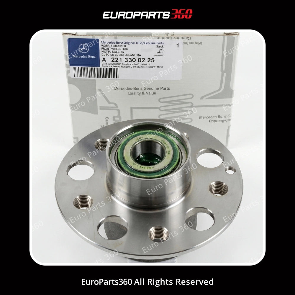 Mercedes S-Class Front Wheel Hub & Bearing Assembly A2213300225 05-13 Europarts360