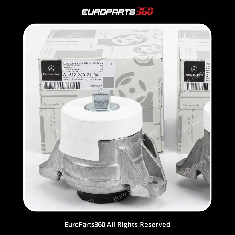 Mercedes S-Class S560 W222 Engine Mount Set A2222407900 A2222407800  Europarts360