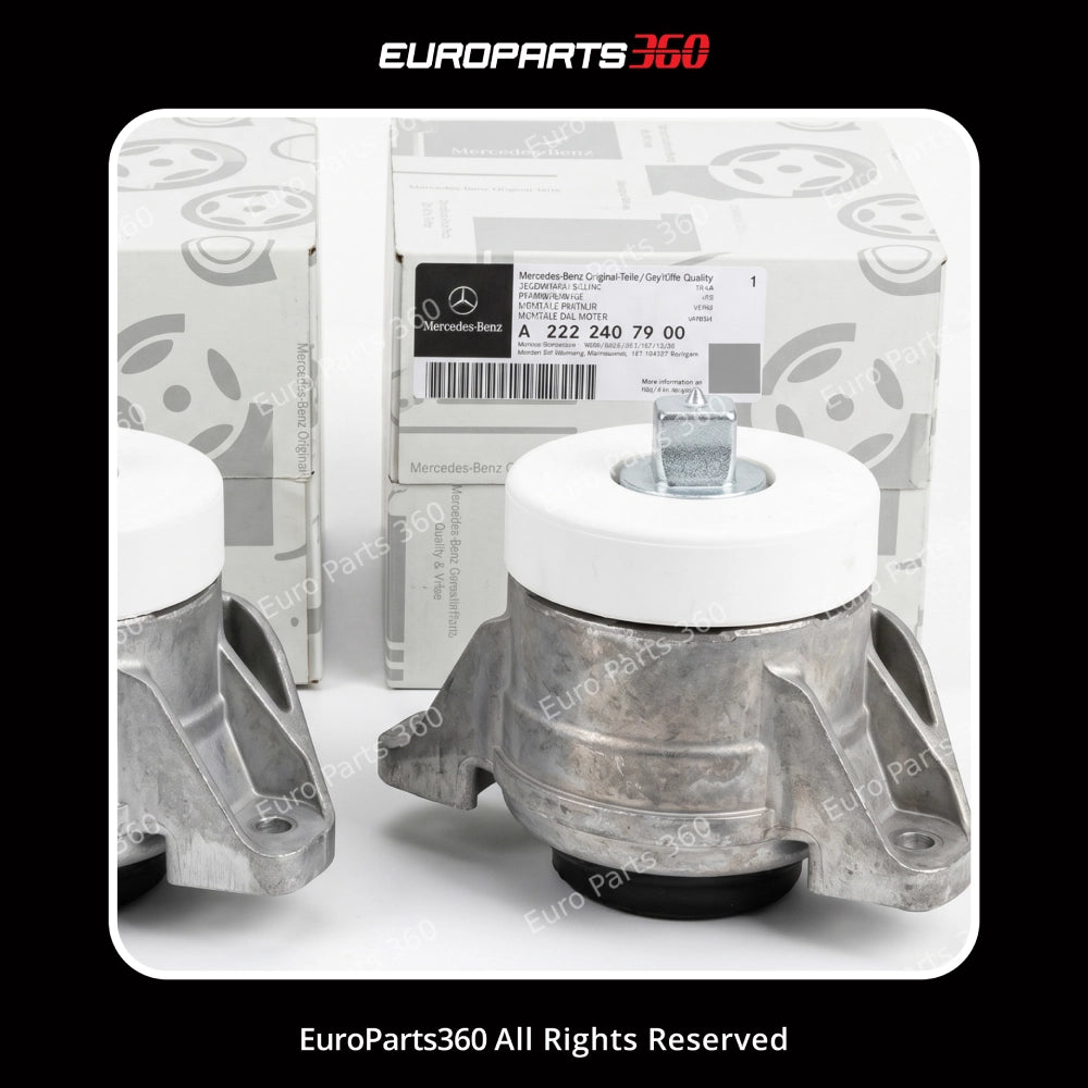 Mercedes S-Class S560 W222 Engine Mount Set A2222407900 A2222407800  Europarts360