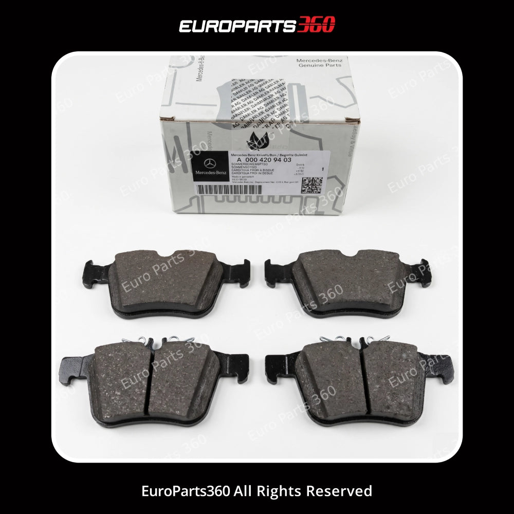 Mercedes-Benz C-Class GLC Rear Brake Pad Set & Sensor A0004209403 (13-23) 