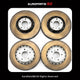 Bentley Bentayga Complete Brake Rotor Set (Front & Rear) (4M0615301AJ / 4M0615601K)