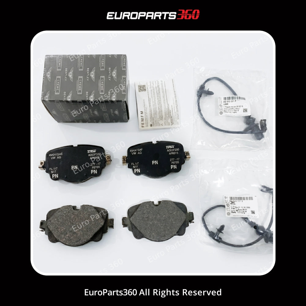 Bentley Bentayga Rear Brake Pad Set & Sensors (4M0698451C) 2015-2020 