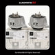 Mercedes C, E-Class  Engine Mount Set (Left & Right)  2122404117, 2122404217