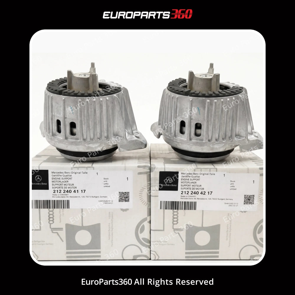 Mercedes C, E-Class  Engine Mount Set (Left & Right)  2122404117, 2122404217