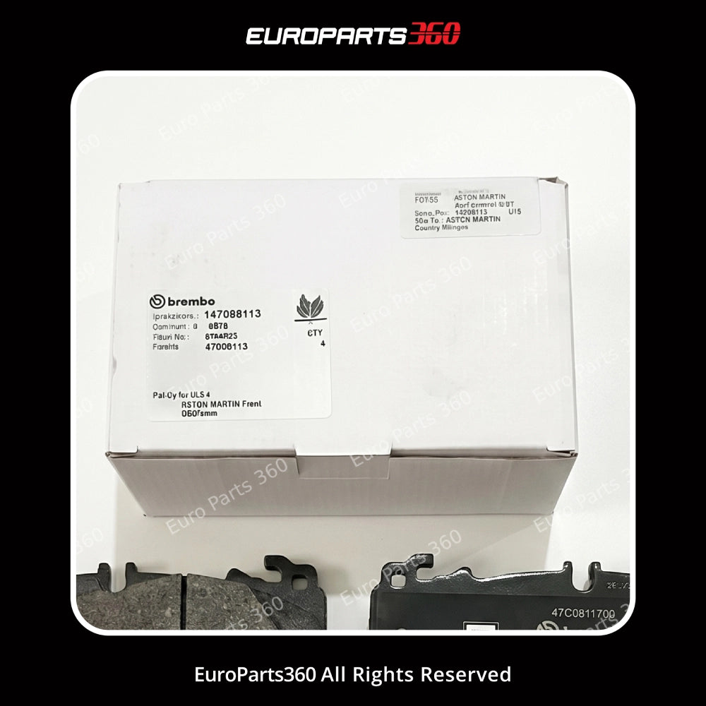 Aston Martin DBX Front Brake Pads with Sensor MY832D007AC (2021-2026)