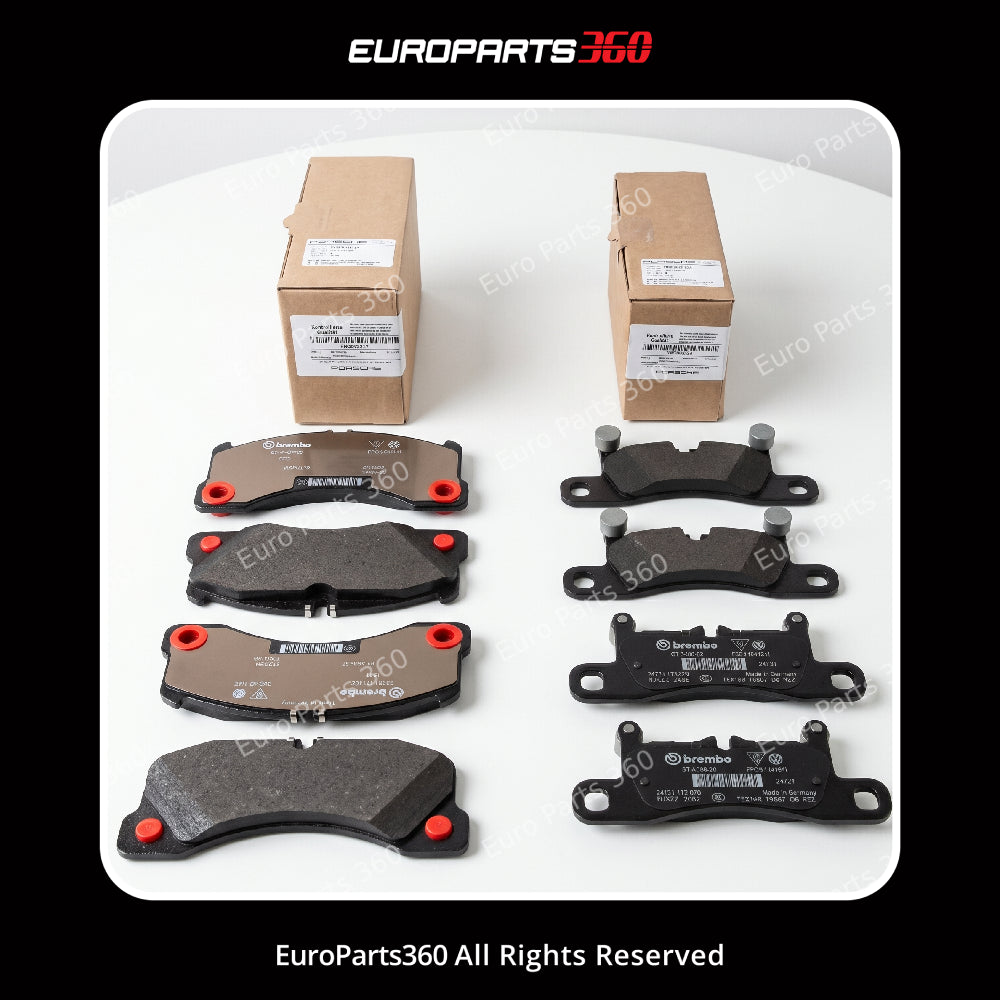 Porsche Panamera 4, S, 4S, GTS, Turbo Front & Rear Brake Pad Set 97035194904 97035294904 (2010-2016)