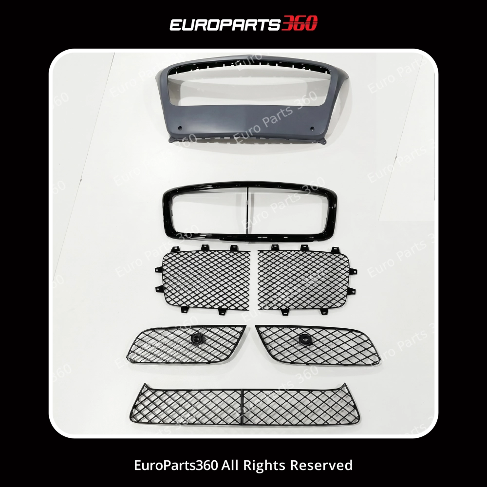 Bentley GT Complete Bumper Grille Set  3W3807667D  3W3853667  3W3853651C (Aftermarket )