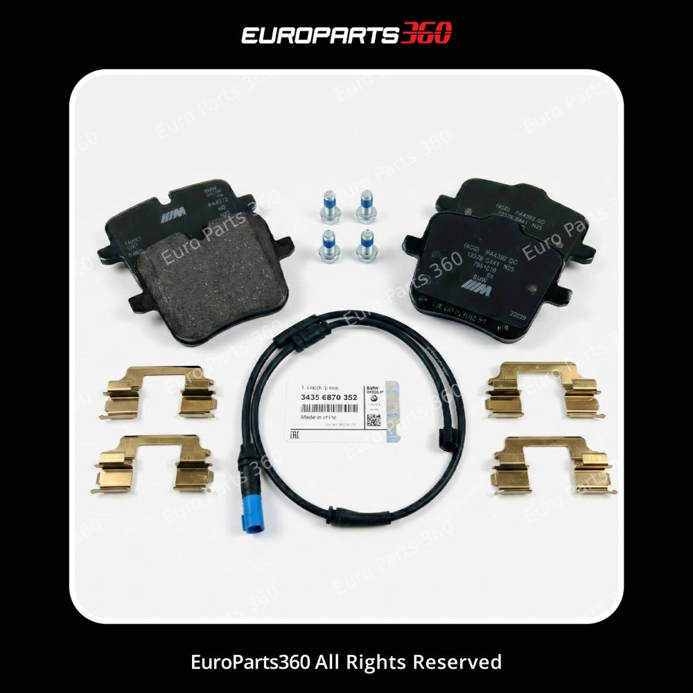 BMW M2 M3 M4 M5 M8 X5 X6 X7 Rear Brake Pads Set w/ Sensors 34217991043 Europarts360