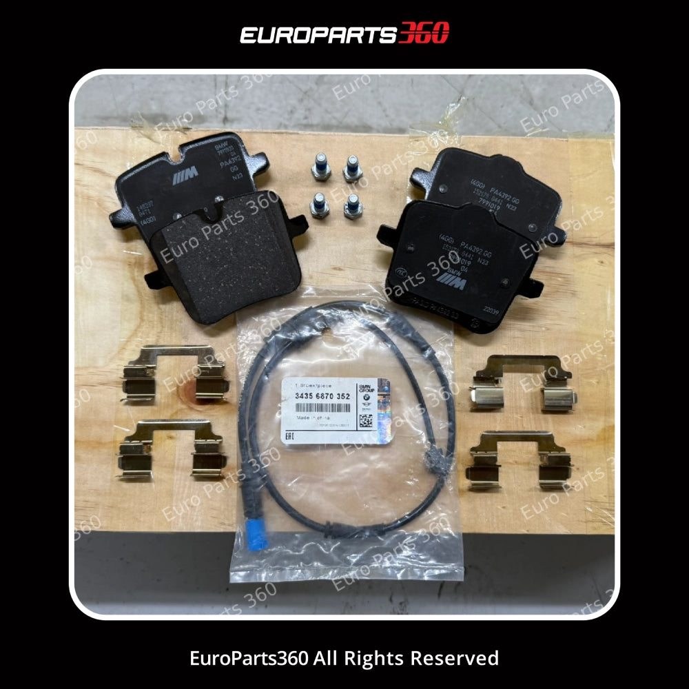 BMW M2 M3 M4 M5 M8 X5 X6 X7 Rear Brake Pads Set w/ Sensors 34217991043 Europarts360
