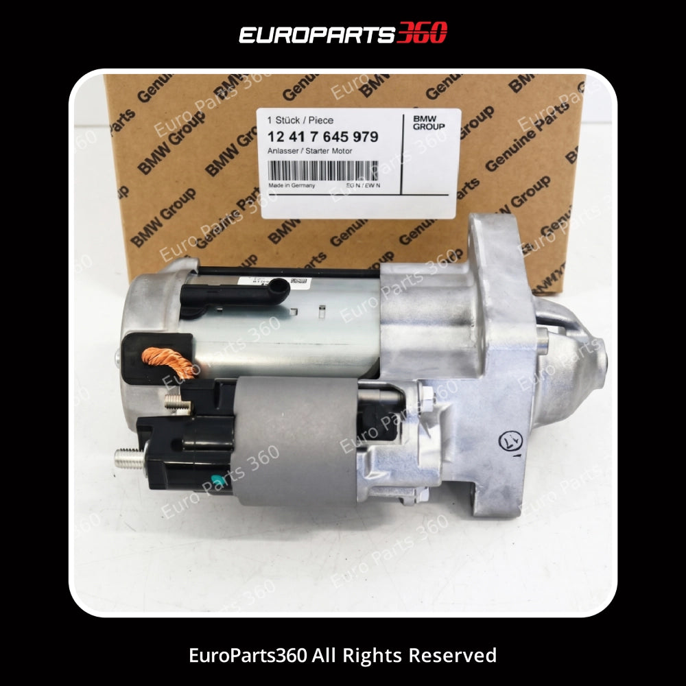 BMW 2 Series X1  X2 Starter Motor 12417645979 2014-2025 Europarts360