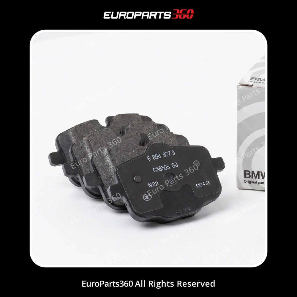 BMW 3-8 Series X3-X7 iX Rear Brake Pad Set w/ Sensor 34216896975 15-26 Europarts360